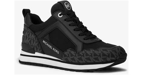 michael kors wilma trainer black|Wilma Logo Trainer .